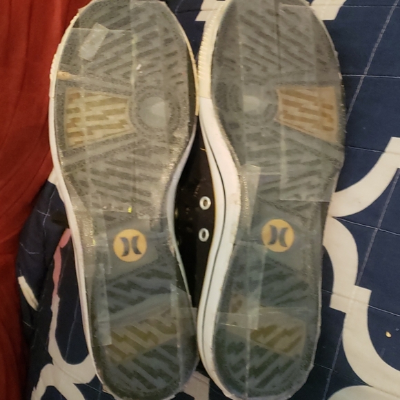 Hurley Black&Cheetah Print High Tops Size 8.5 - Picture 5 of 6